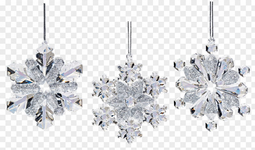 Snowflake Ornaments Christmas Ornament Decoration Body Jewellery PNG
