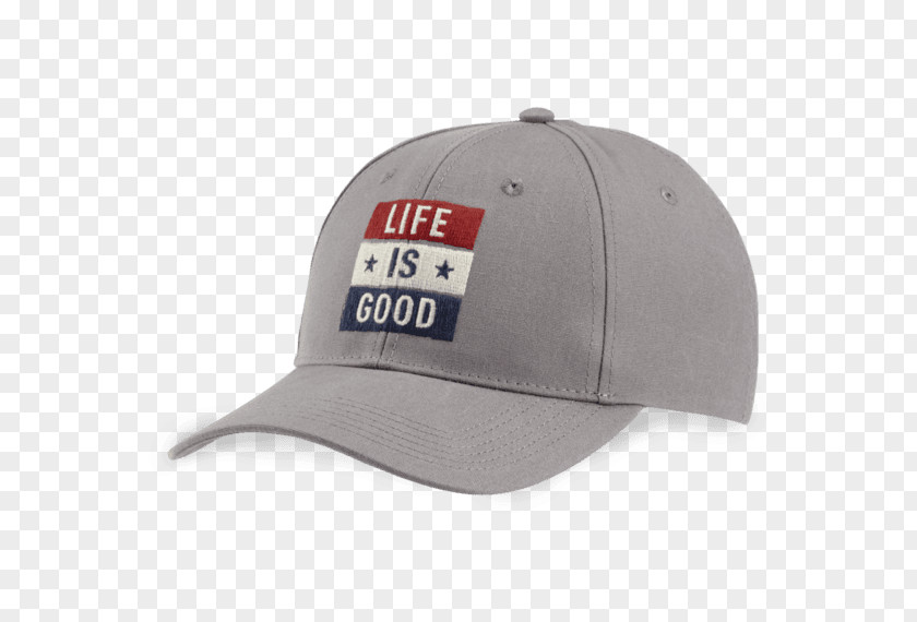 Baseball Cap Grey Life Is Good Company PNG