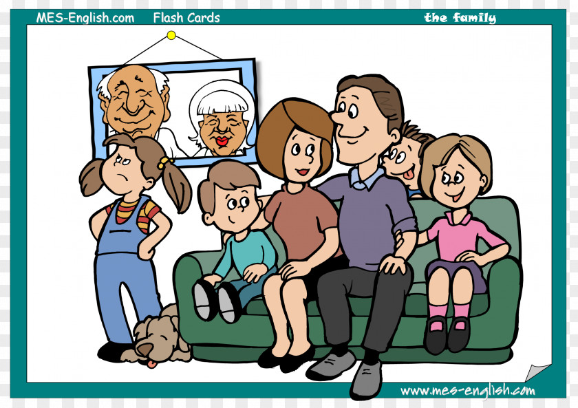 Father's Day Flashcard Family Teacher Learning Lesson PNG
