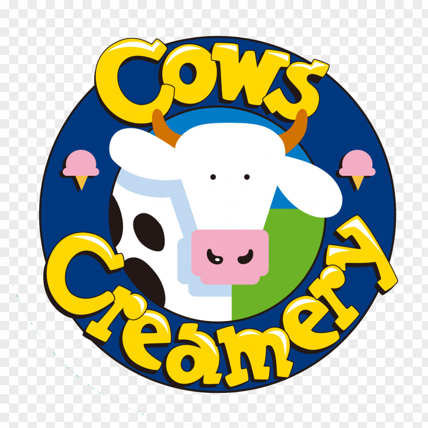 Ice Cream Milk COWS Creamery PNG