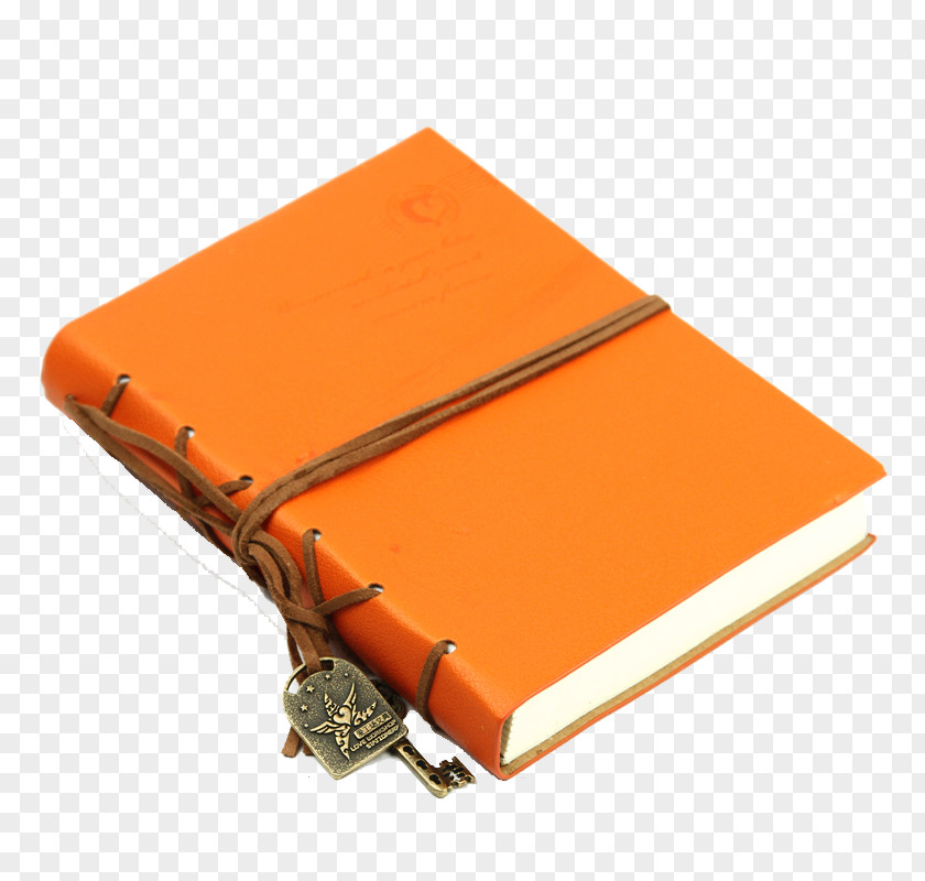Orange Twine Diary Rope Notebook Node.js PNG