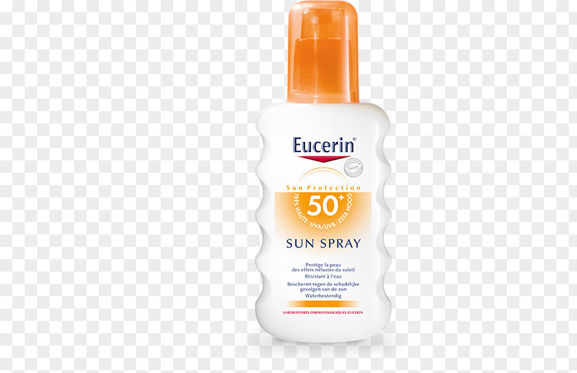 Sunscreen Lotion Factor De Protección Solar Cream Eucerin PNG