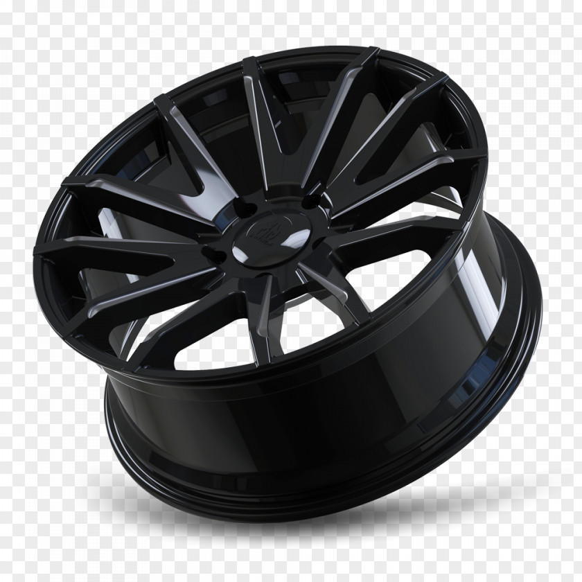 Black & Alloy Wheel Tire Autofelge Rim PNG