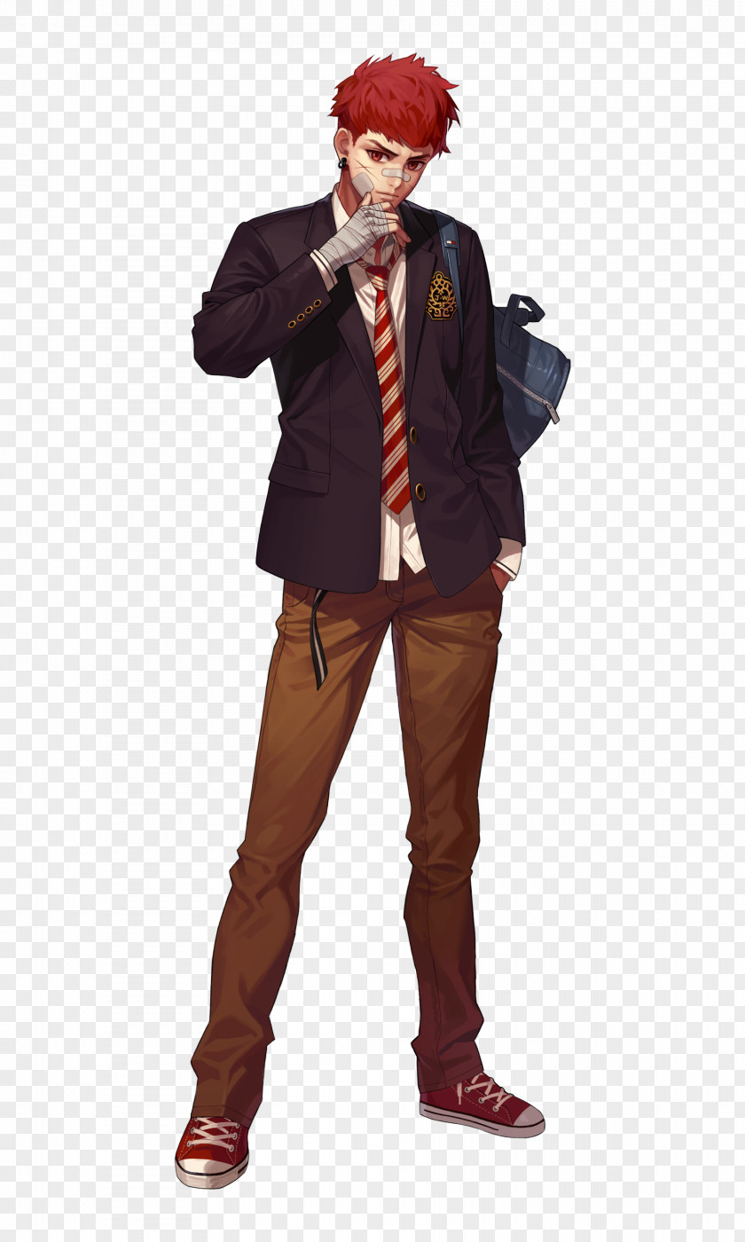 Black Survival Game Character Android PNG