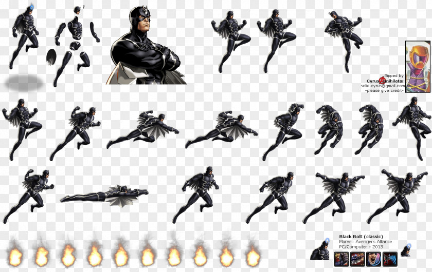 Daredevil Black Bolt Marvel: Avengers Alliance Thanos Diagram PNG