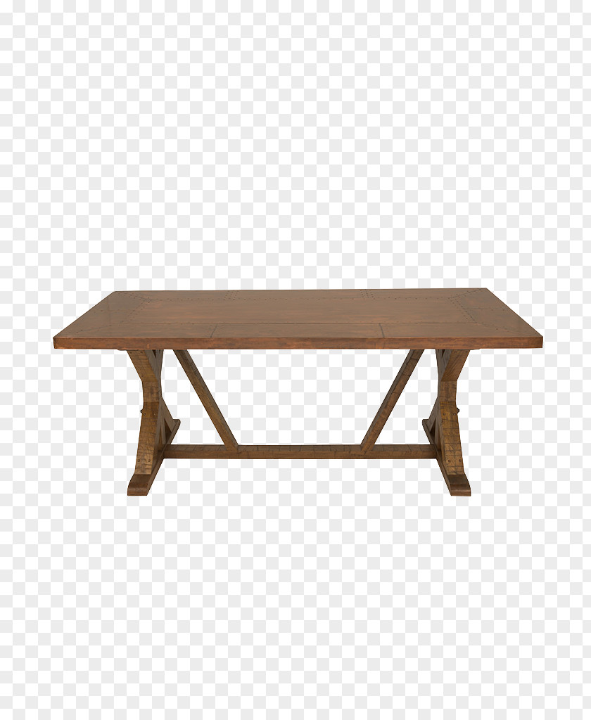 Dining Table Top Trestle Furniture Oak Room PNG