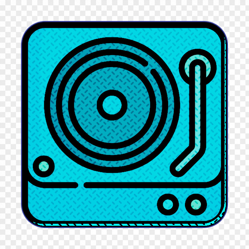 Recorder Player Icon Turntable Summer Party PNG