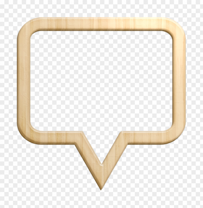 Speeches Icon Blank Squared Bubble Comment PNG
