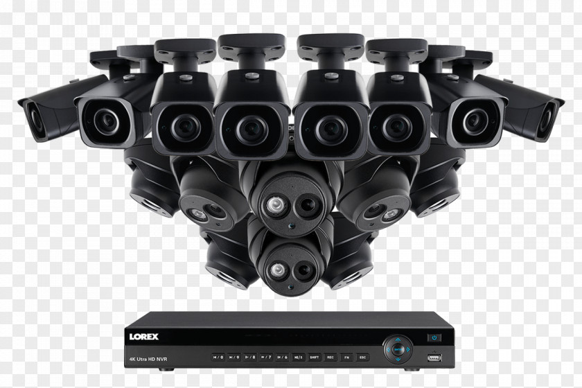 Camera 4k High Efficiency Video Coding Network Recorder 4K Resolution Closed-circuit Television Digital Recorders PNG