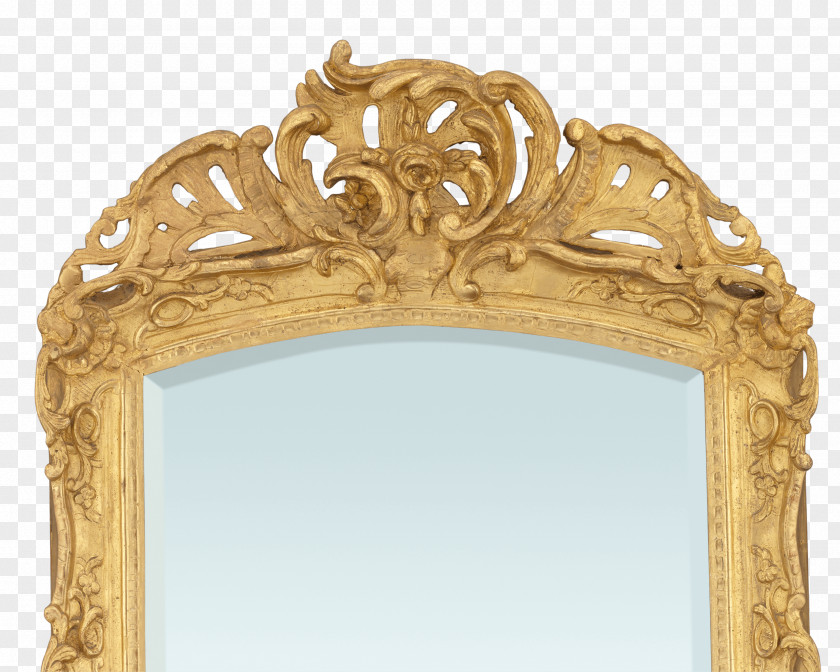 France The Rococo Age Mirror Gilding PNG
