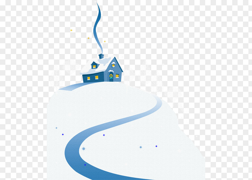 Hand-painted Snow Hut Brand Graphic Design Illustration PNG