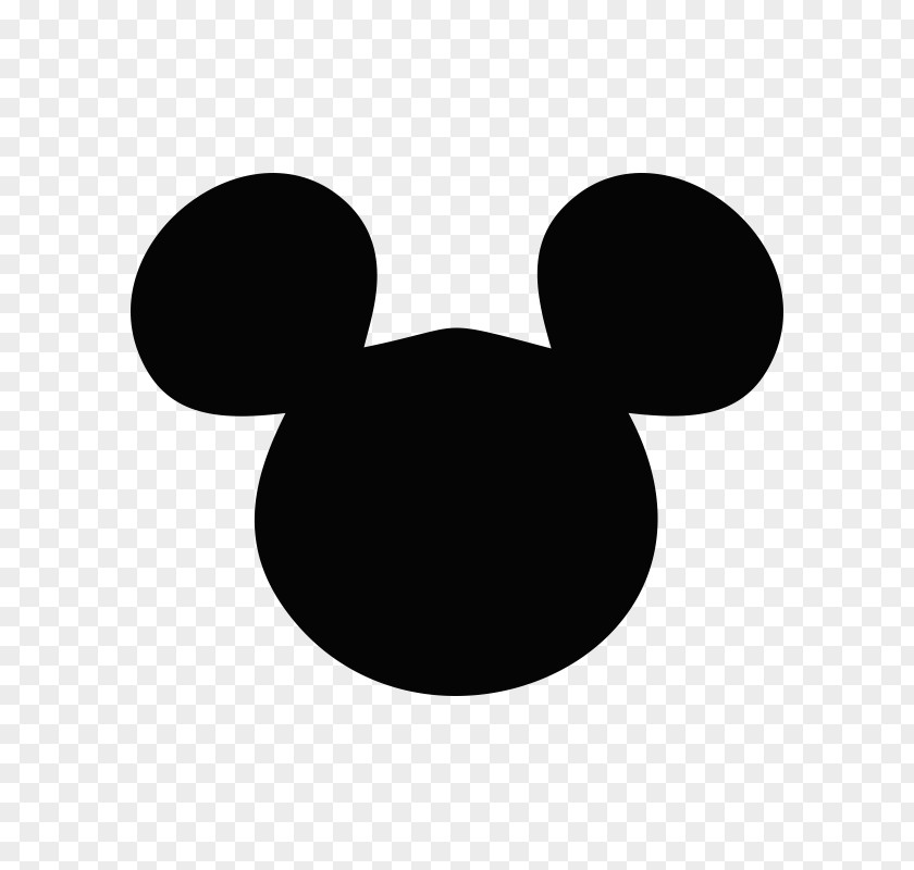 Mickey Mouse Minnie Head Decal Sticker PNG