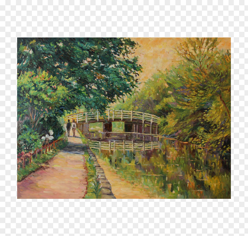 Painting Oil Mr And Mrs William Hallett Artist Canvas PNG