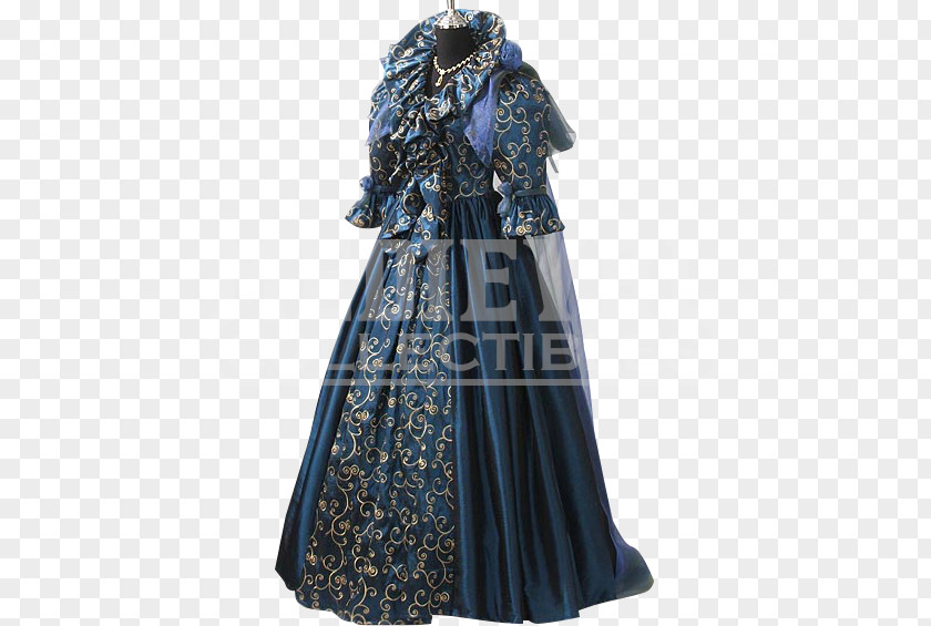Dress Middle Ages Gown English Medieval Clothing PNG