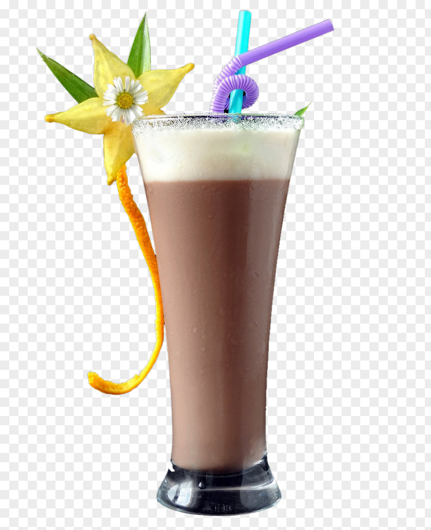 Free Chocolate Drinks Pull Material Ice Cream Milkshake Juice Smoothie Cocktail PNG