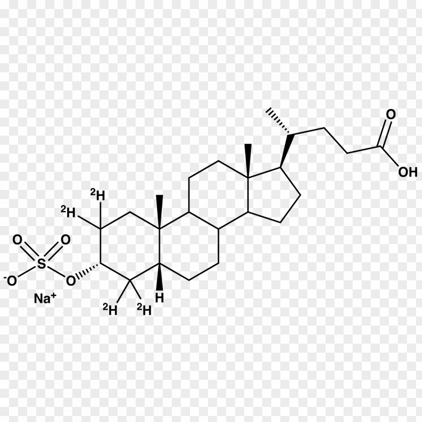 Sodium Sulfate Phytosterol Chenodeoxycholic Acid Ursodiol Structure PNG