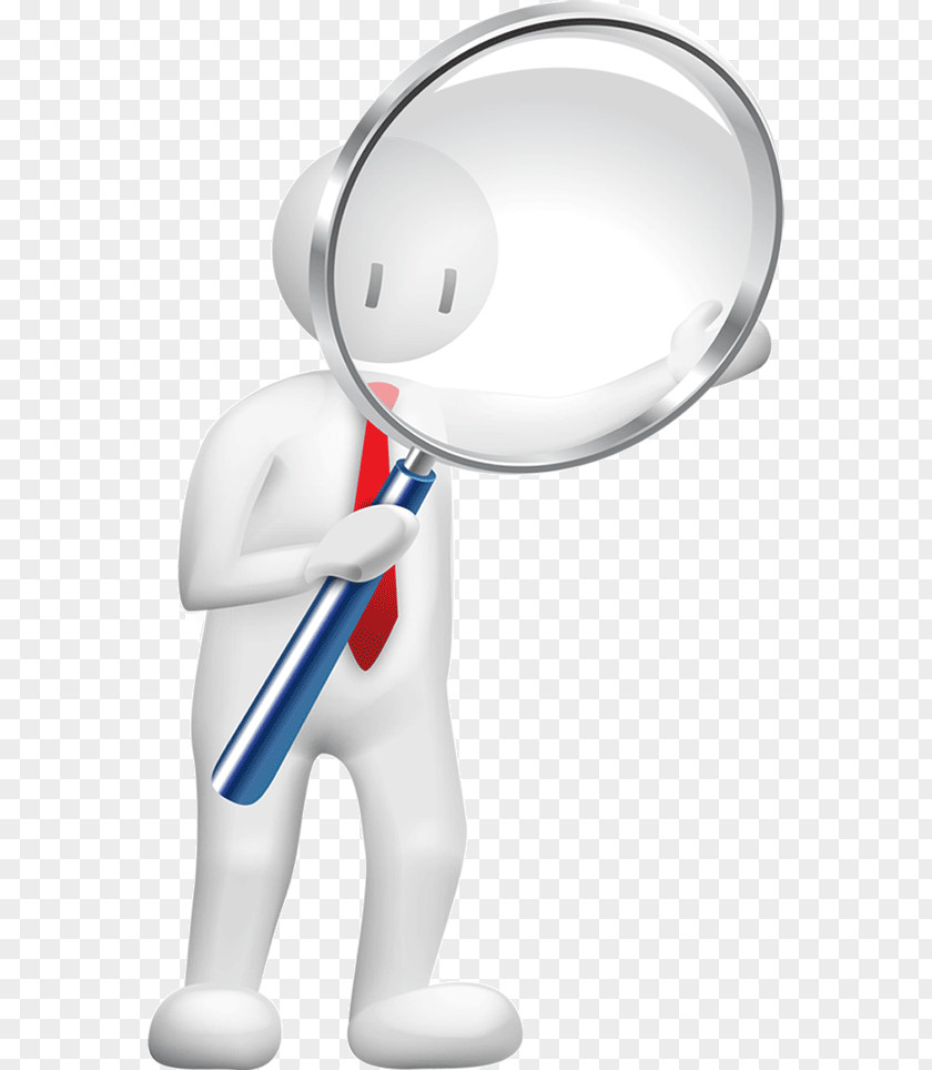 Take A Magnifying Glass Business Cartoons Company Information Tooth PNG