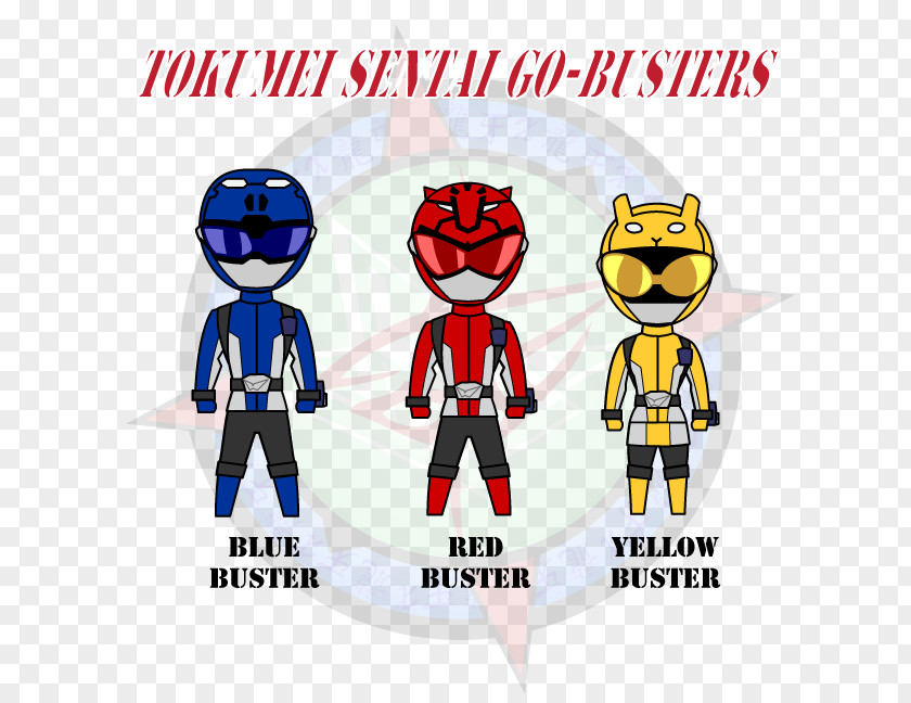 Tokumei Sentai Gobusters Super Drawing Television Show Fan Art PNG