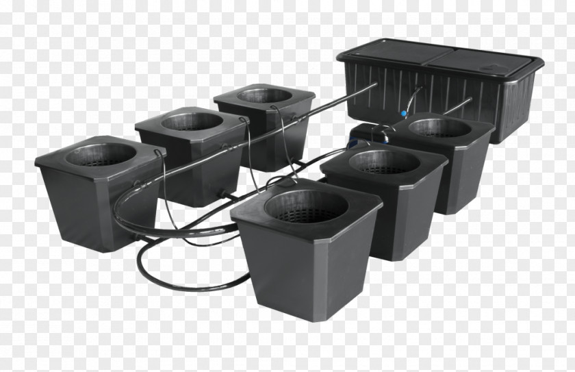 Bucket SuperCloset Bubble Flow Buckets Hydroponics Ebb And BubbleFlow Hydroponic Grow System PNG