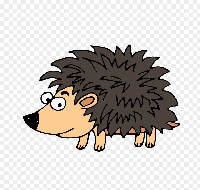 Gray Hair Hedgehog Dog Clip Art PNG