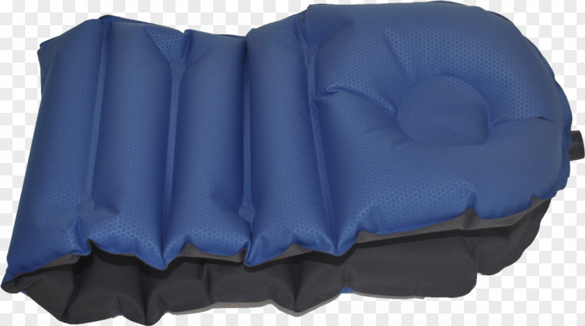 Half Fold Pillow Inflatable Cushion Electric Blue Cobalt PNG