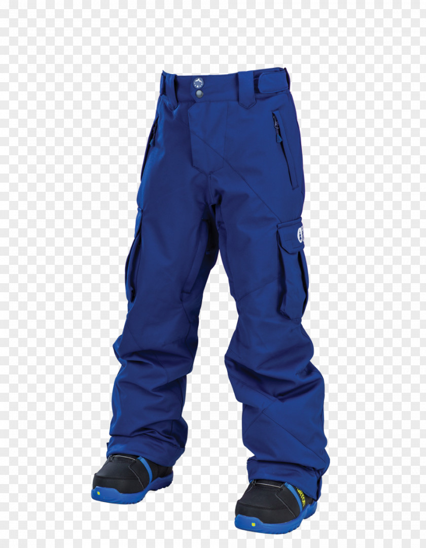 Loose Pants Blue Jeans Ski Clothing PNG