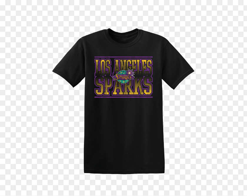 Los Angeles Sparks Printed T-shirt Clothing Sleeve Nike PNG