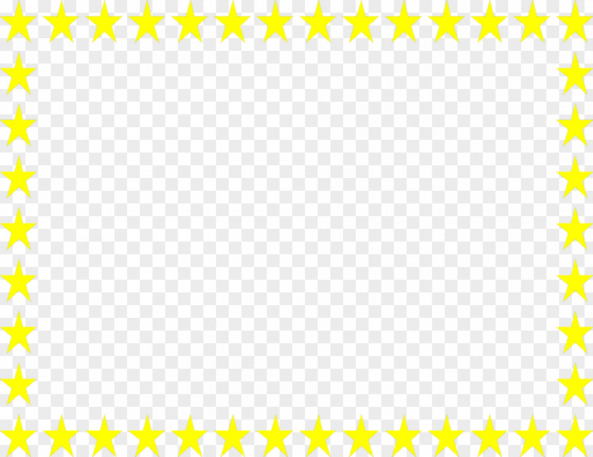 Star Frame Cliparts Yellow Area Pattern PNG