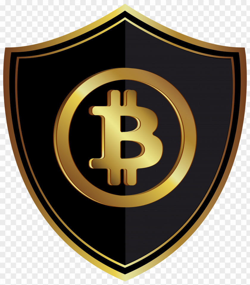 Bitcoin Badge Clip Art Image Gold Cryptocurrency PNG
