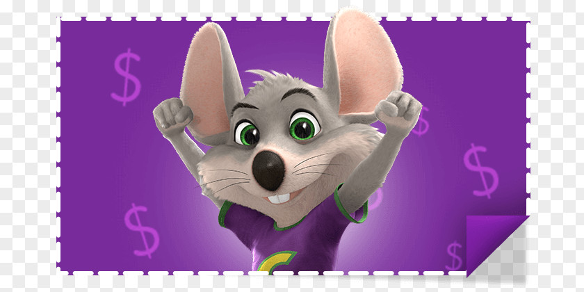 Chuck E. Cheese's Pizza Fast Food Party PNG