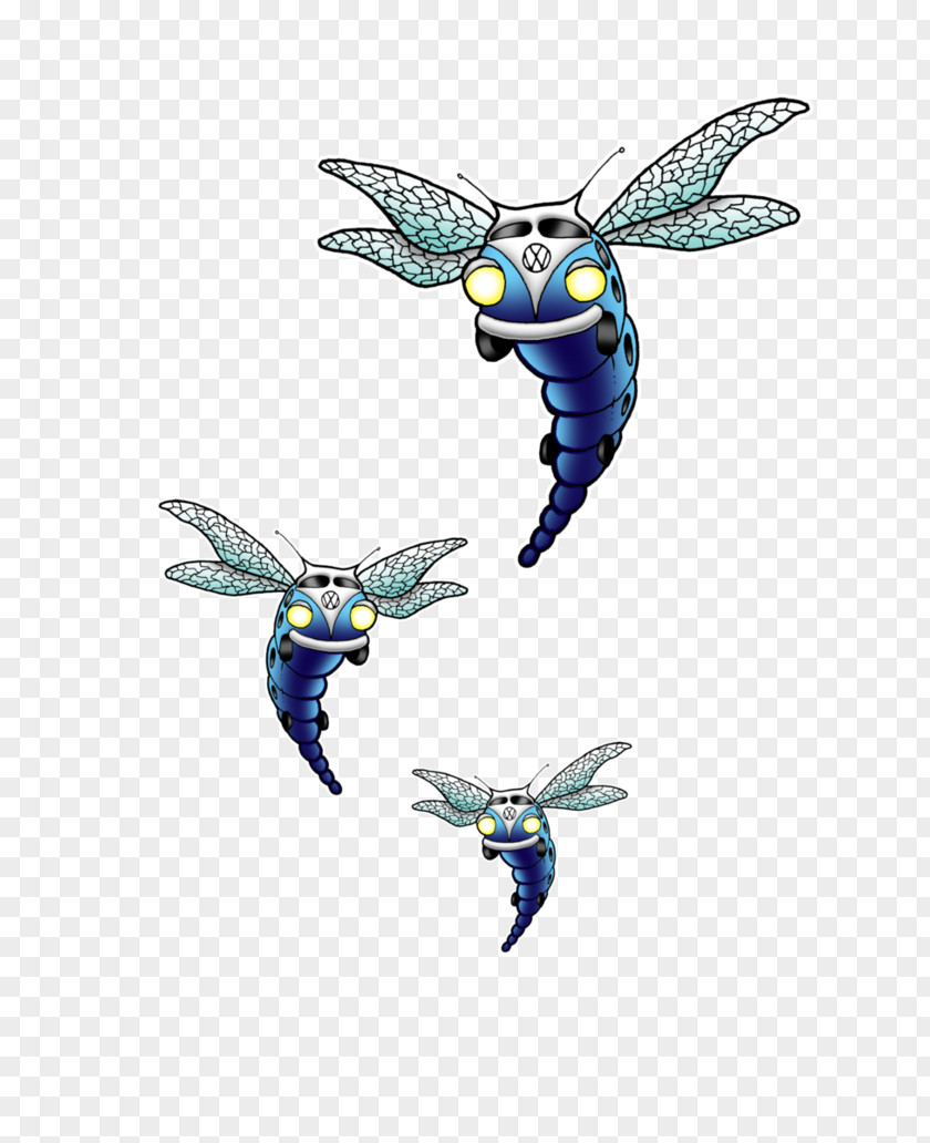 Dragon Fly Insect Bird Art PNG