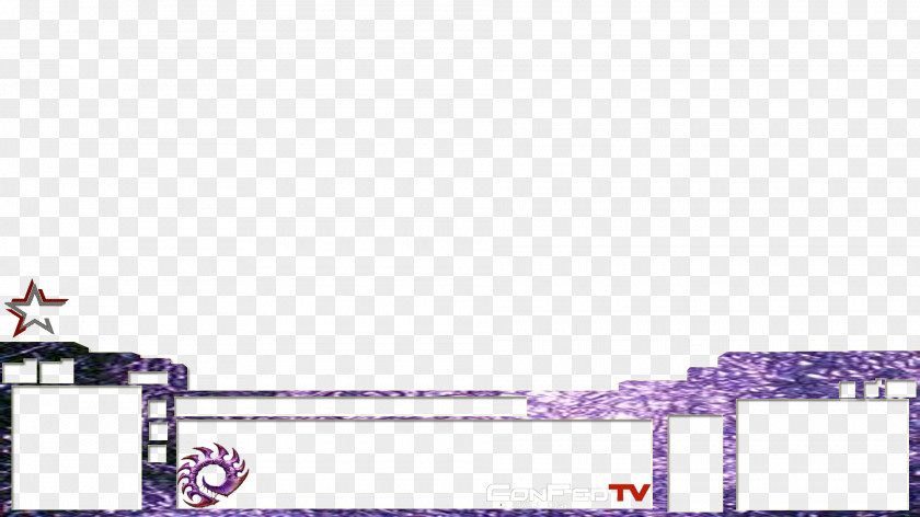 Perched Raven Overlay Purple Line Font PNG