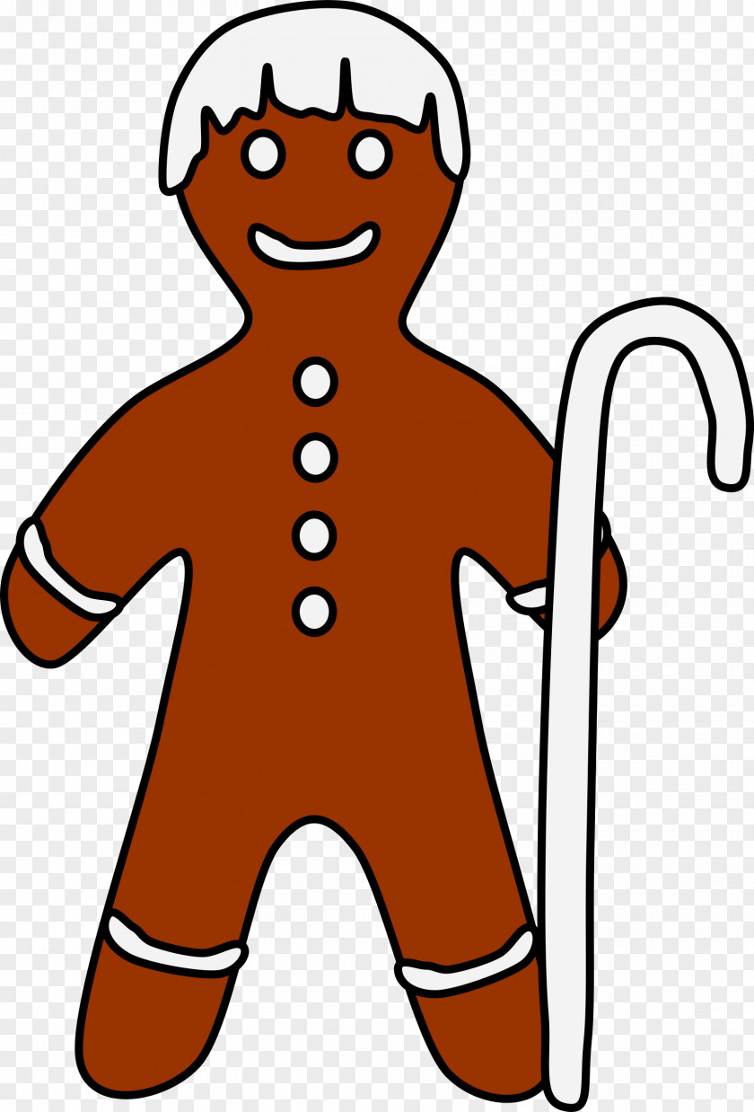 Gingerbread Man The House Clip Art PNG
