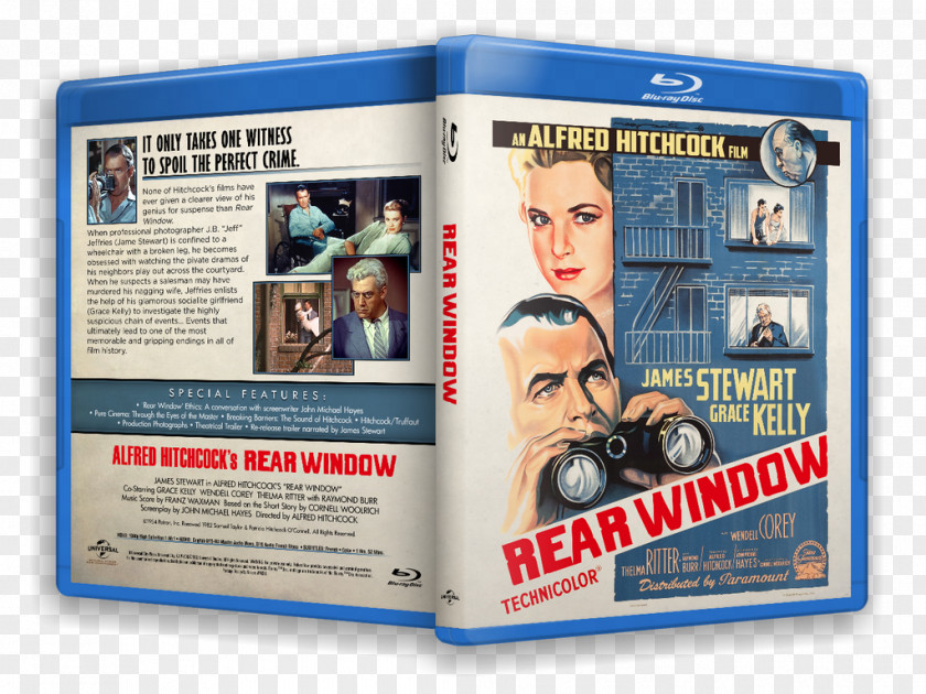 Hitchcock Blu-ray Disc Cover Art Photography Film PNG
