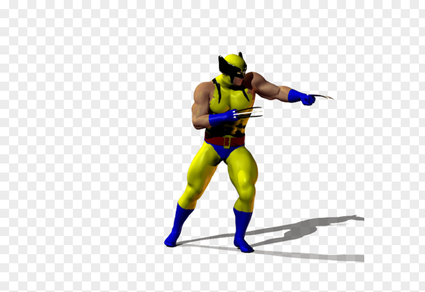 Wolverine Claws Superhero Figurine PNG