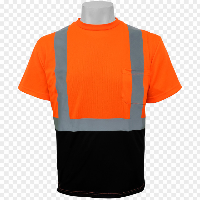Safety Vest T-shirt Sleeve High-visibility Clothing PNG
