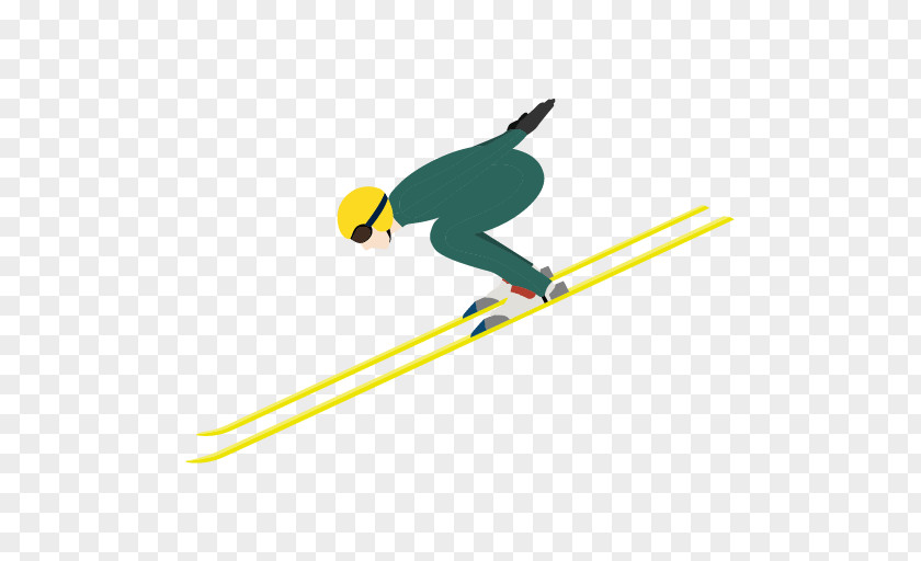 Skiing Ski Poles Jumping PNG