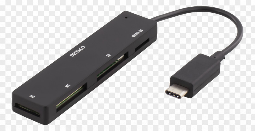 Usb Adapter Memory Card Readers DELTACO USB 2.0 Reader Stick PNG