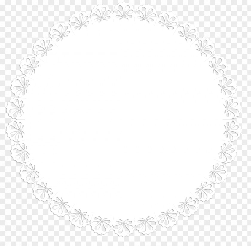 Circle White Point Necklace Font PNG