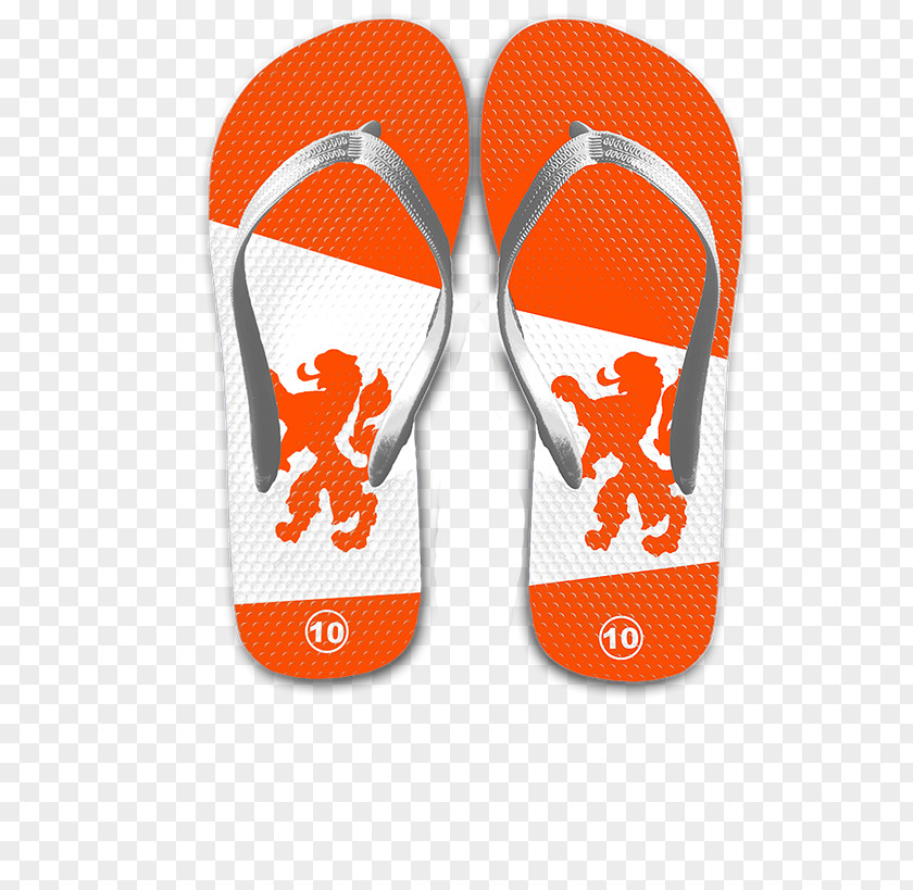 Flip-flops Netherlands National Football Team Shoe Product Design PNG