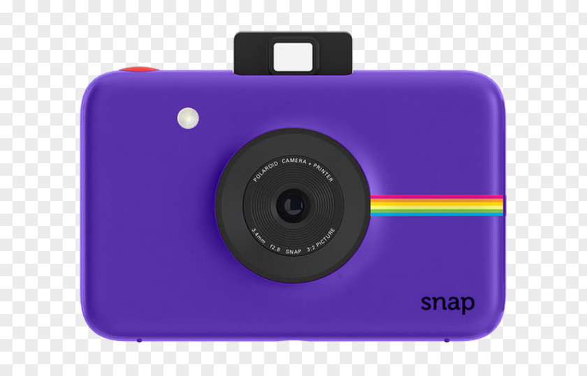 Purple Polaroid Snap 10.0 MP Instant Compact Digital CameraPink Camera With 10 MegapixelsCamera PNG