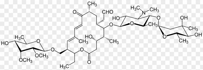 Tylosin Macrolide Antibiotics Formula Bruta Chemical PNG
