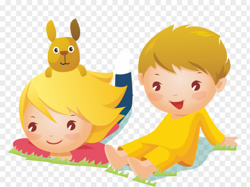 Cartoon Painted Child Clip Art PNG