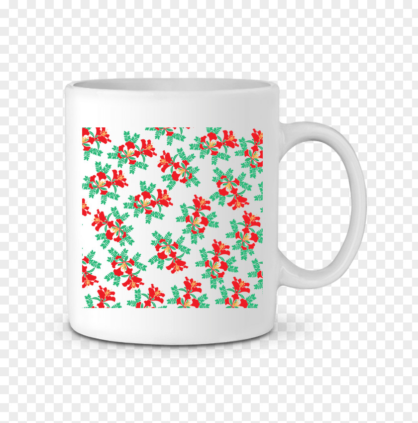 DELONIX REGIA Coffee Cup Royal Poinciana Mug Tote Bag Font PNG