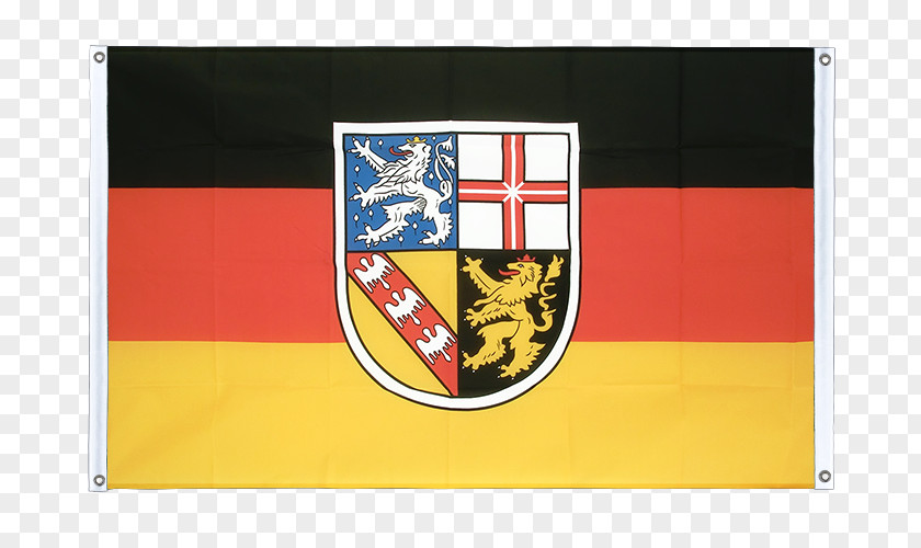 Flag Of Saarland States Germany Fahne Saar Protectorate PNG