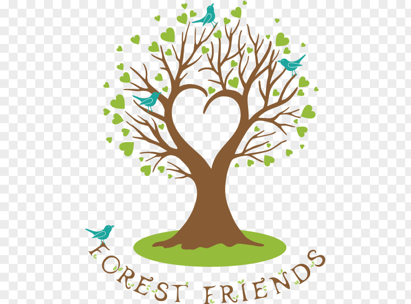 Forest Friends Family Tree PNG