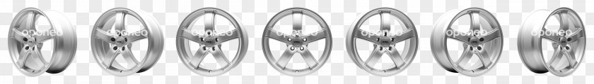 Silver Alloy Wheel Autofelge Steel Material PNG