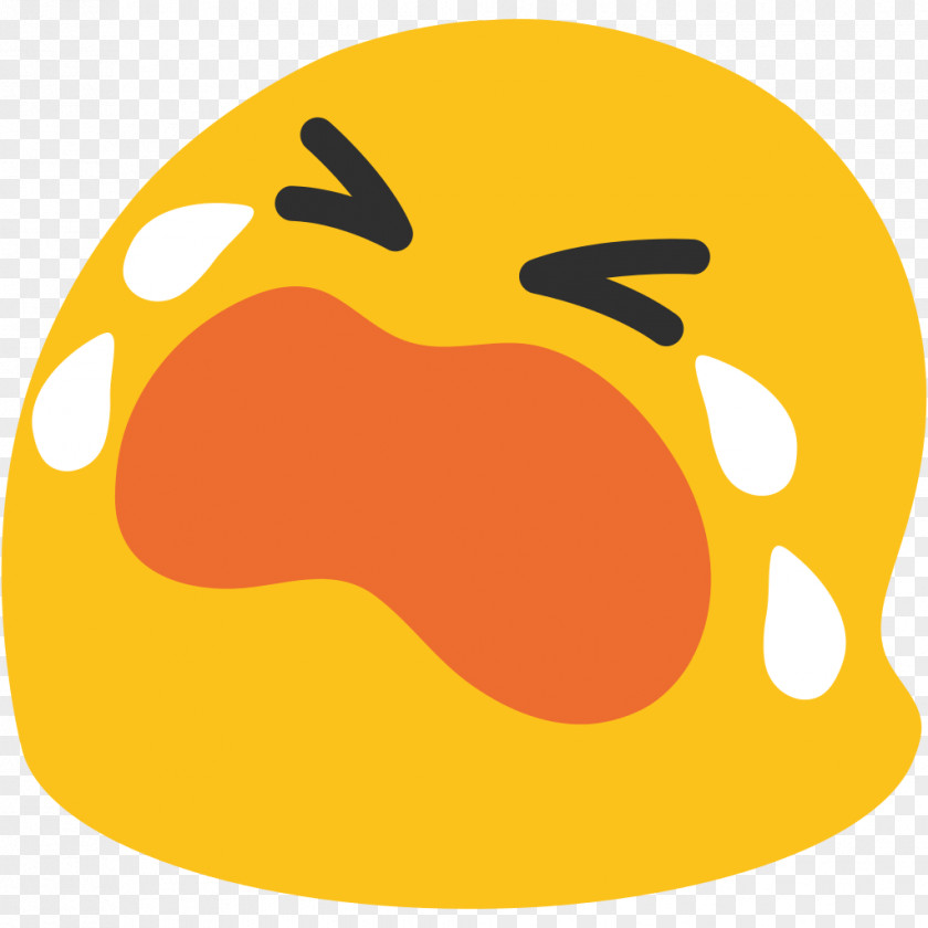 Angry Emoji Face With Tears Of Joy Crying Android Emoticon PNG