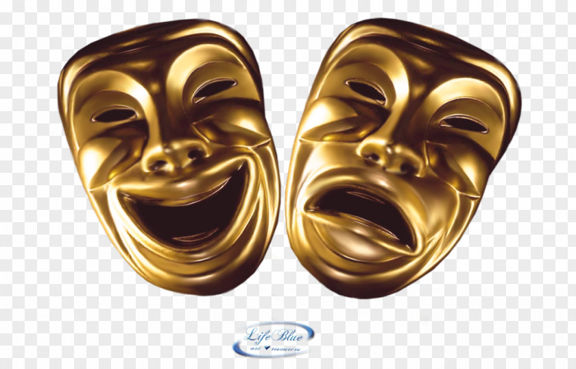 Comedy And Tragedy Masks Gorey Mask Theatre Commedia Dellarte PNG