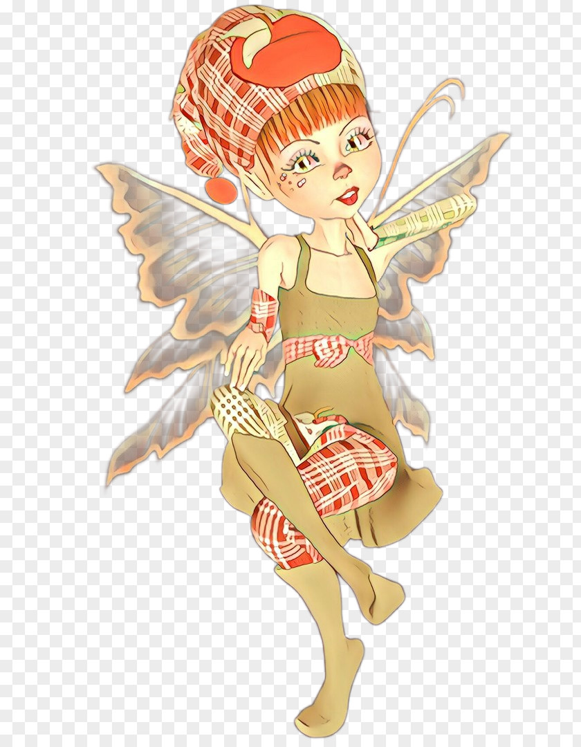 Figurine Wing Angel Cartoon Cupid Costume Design PNG